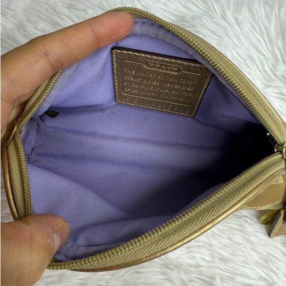 COACH Limited Edition Collection Estee Lauder Cosmetic Case Make up Bag - Picture 4 of 8